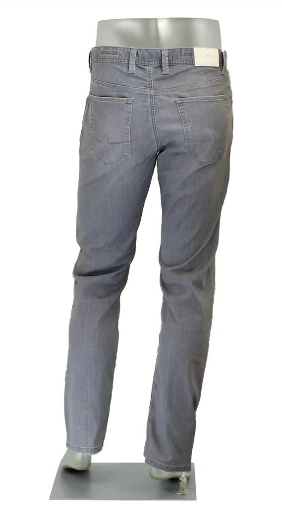 ALBERTO Men's Super Light Tencel Denim Jean In Grey 3