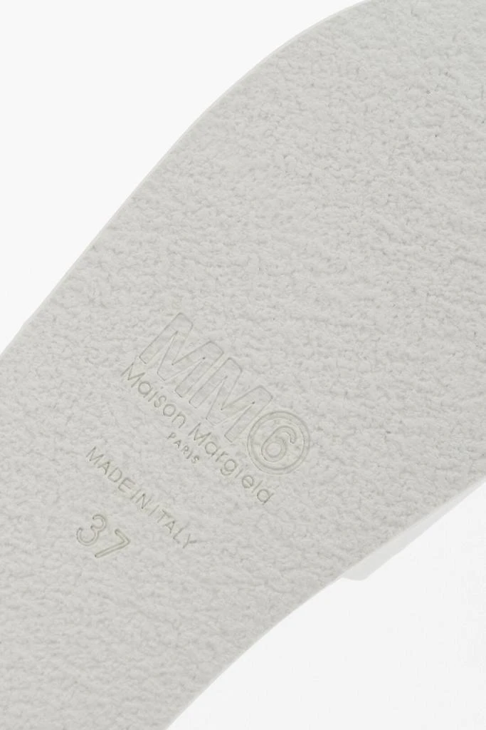 MAISON MARGIELA Maison Margiela MM6 Solid Color Slides with Embossed Logo 4