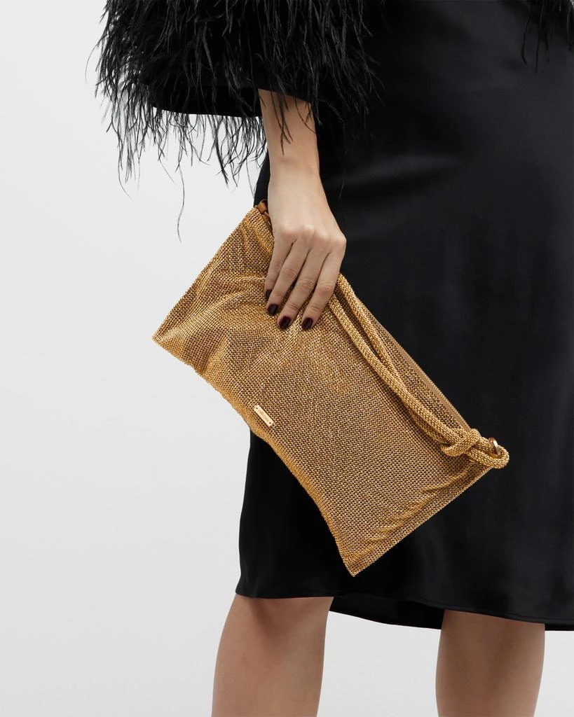 Cult Gaia Hera Knotted Rhinestone Mini Shoulder Bag 5