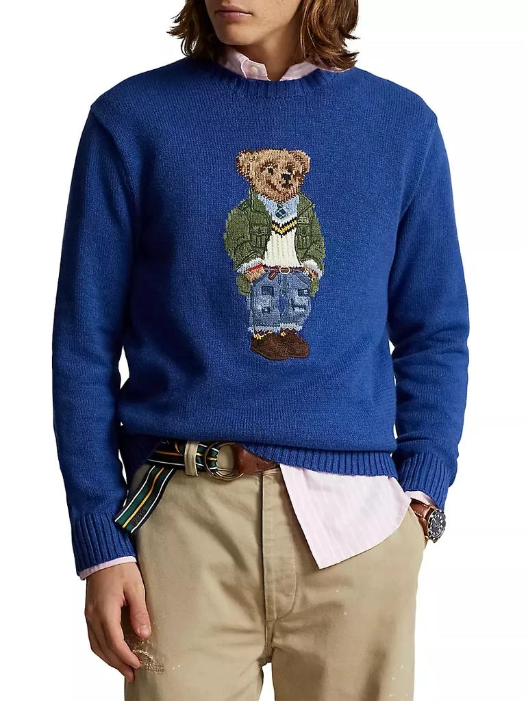 Polo Ralph Lauren Bear Cotton Crewneck Sweater 3
