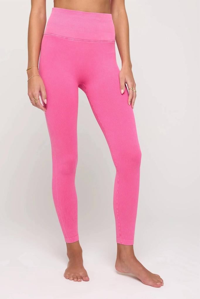 Spiritual Gangster Spiritual Gangster - Power Moves Ribbed Leggings