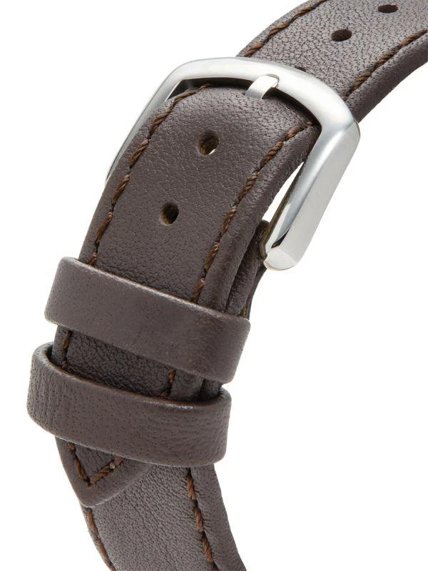 Fendi Run Away Stainless Steel & Leather Strap Watch/22.5MM 4