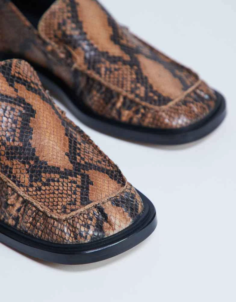 Ladies Trainers Snake Print Trainers Topshop Topshop Diana Square