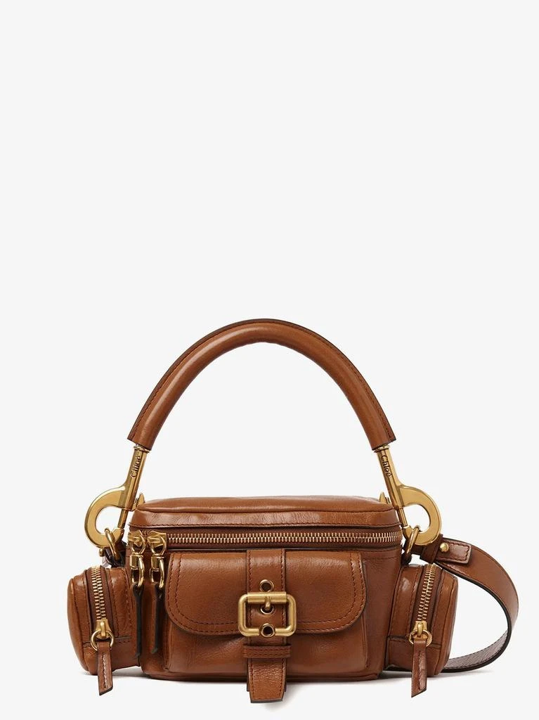 Chloé Small double carry leather bag with multipocket detail from Nugnes 1920