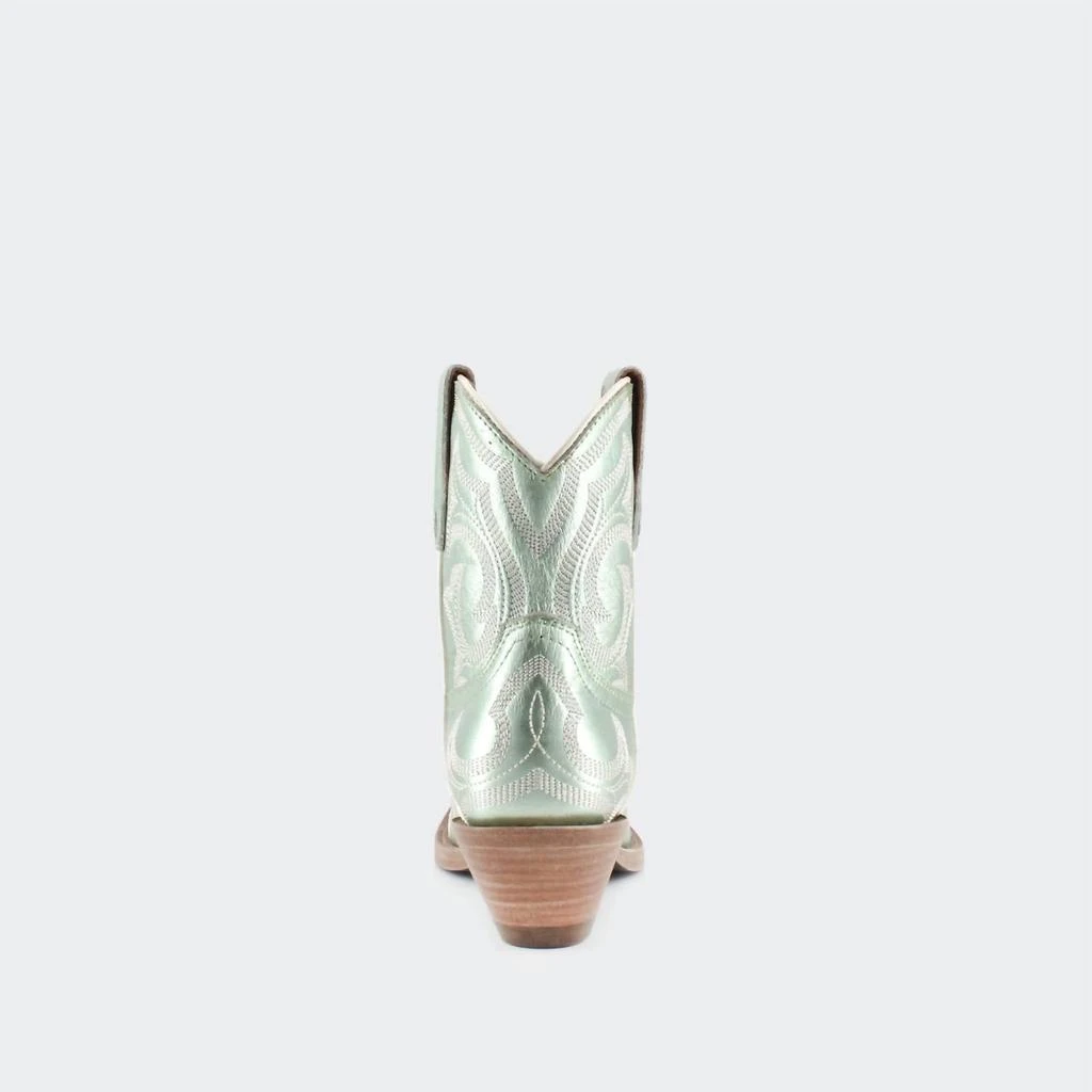 Buck & Brana Women's Regina Leather Cowgirl Boots In Mint 5