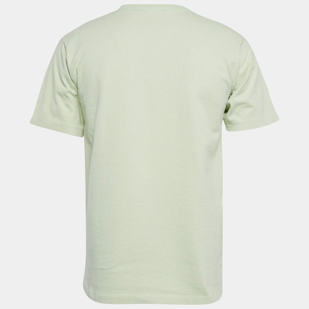 A Bathing Ape A Bathing Ape Green Cotton Crew Neck T-Shirt M
