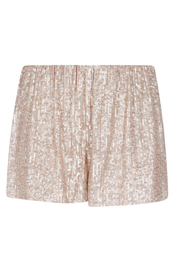 Norma Kamali Norma Kamali Sequin Detailed Shorts