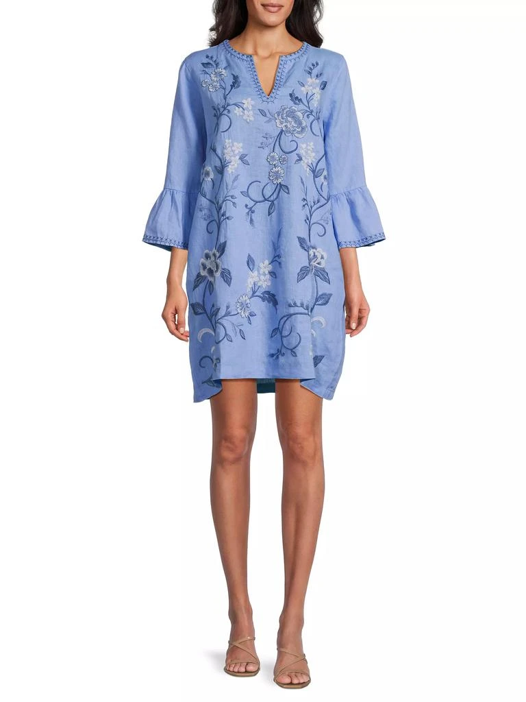 Johnny Was Madaleina Embroidered Ruffle Dress 2