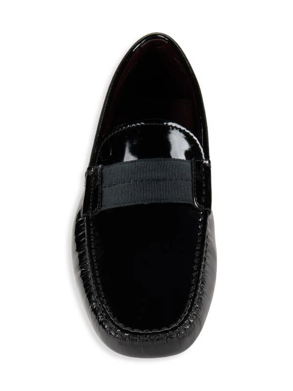 Tod's Patent Leather Moccasin Driving Loafers 5