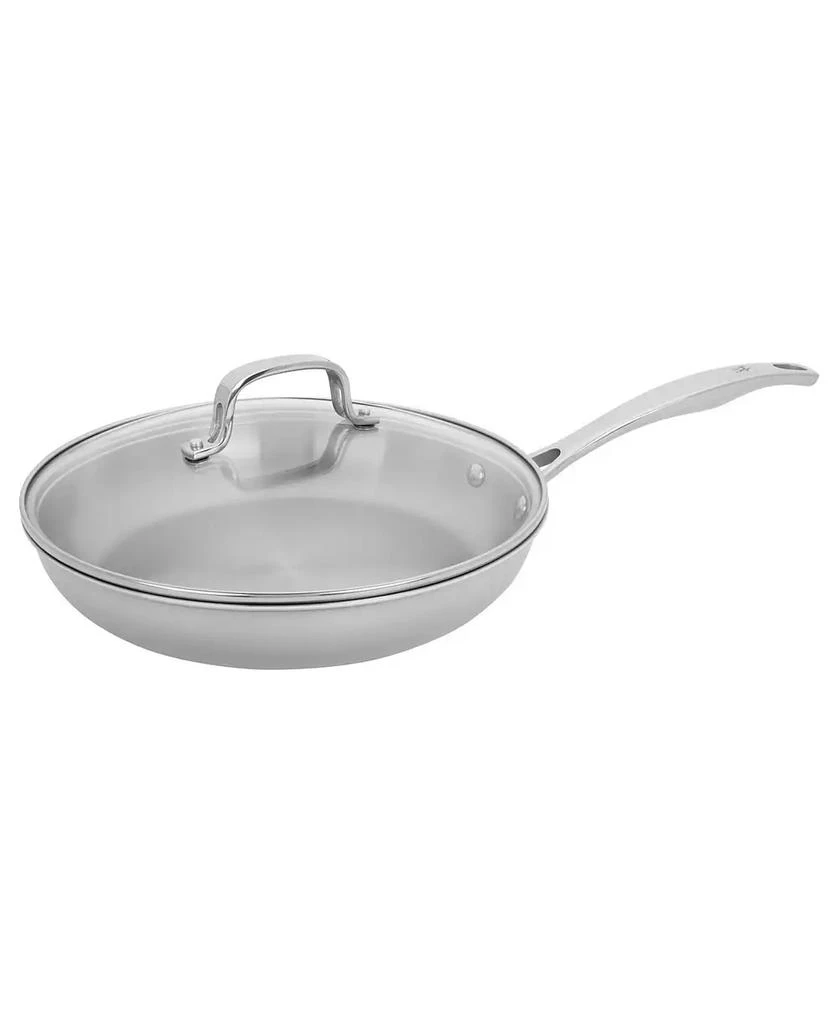 ZWILLING HENCKELS CLAD H3 10 inch Stainless Steel Fry Pan with Lid 1