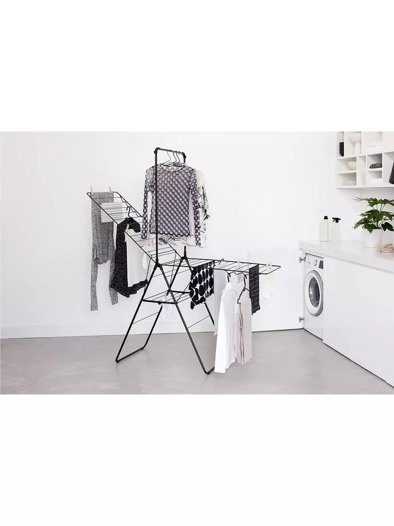 Brabantia HangOn Clothes Drying Rack With Garment Rail, 82 ft. 8