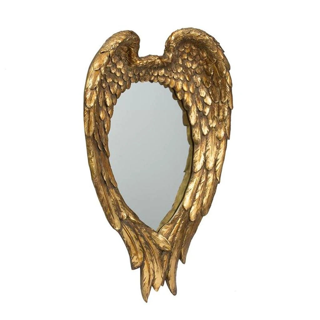 Hivvago 22" Gold Heart Framed Accent Mirror 3