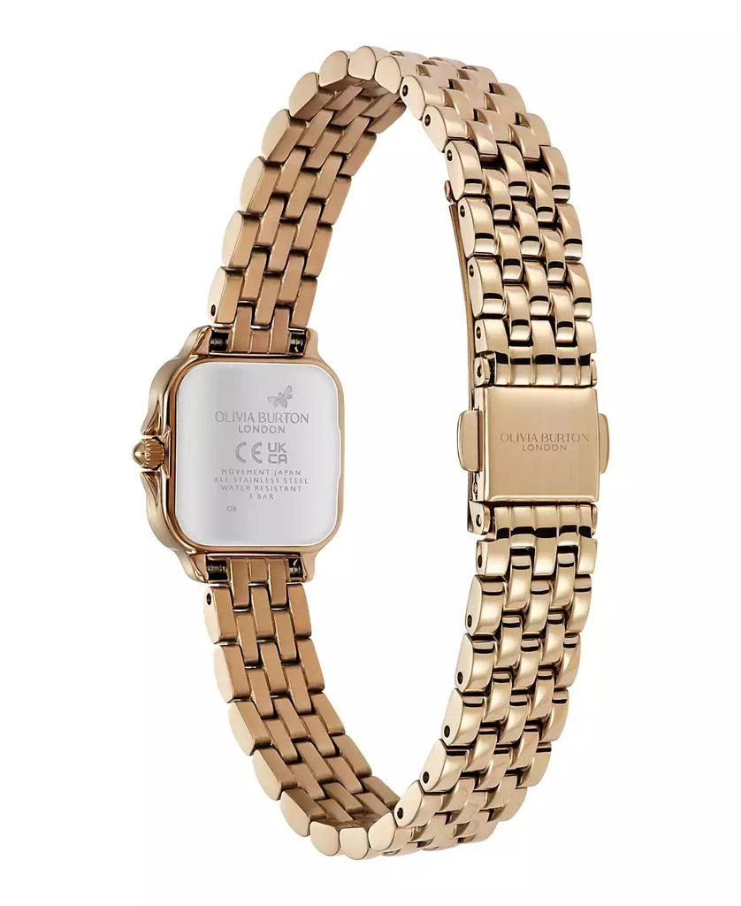 Olivia Burton Women's Grosvenor Mini Rose Gold Tone Bracelet Watch, 20mm 4