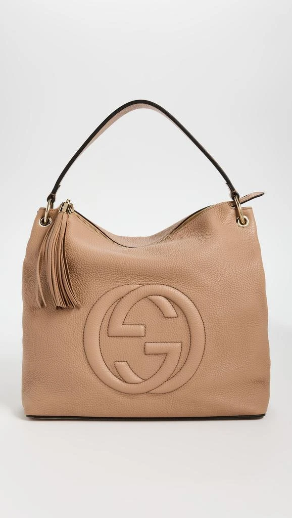 Shopbop Archive Gucci Soho Hobo Grained Calf Leather Bag 1