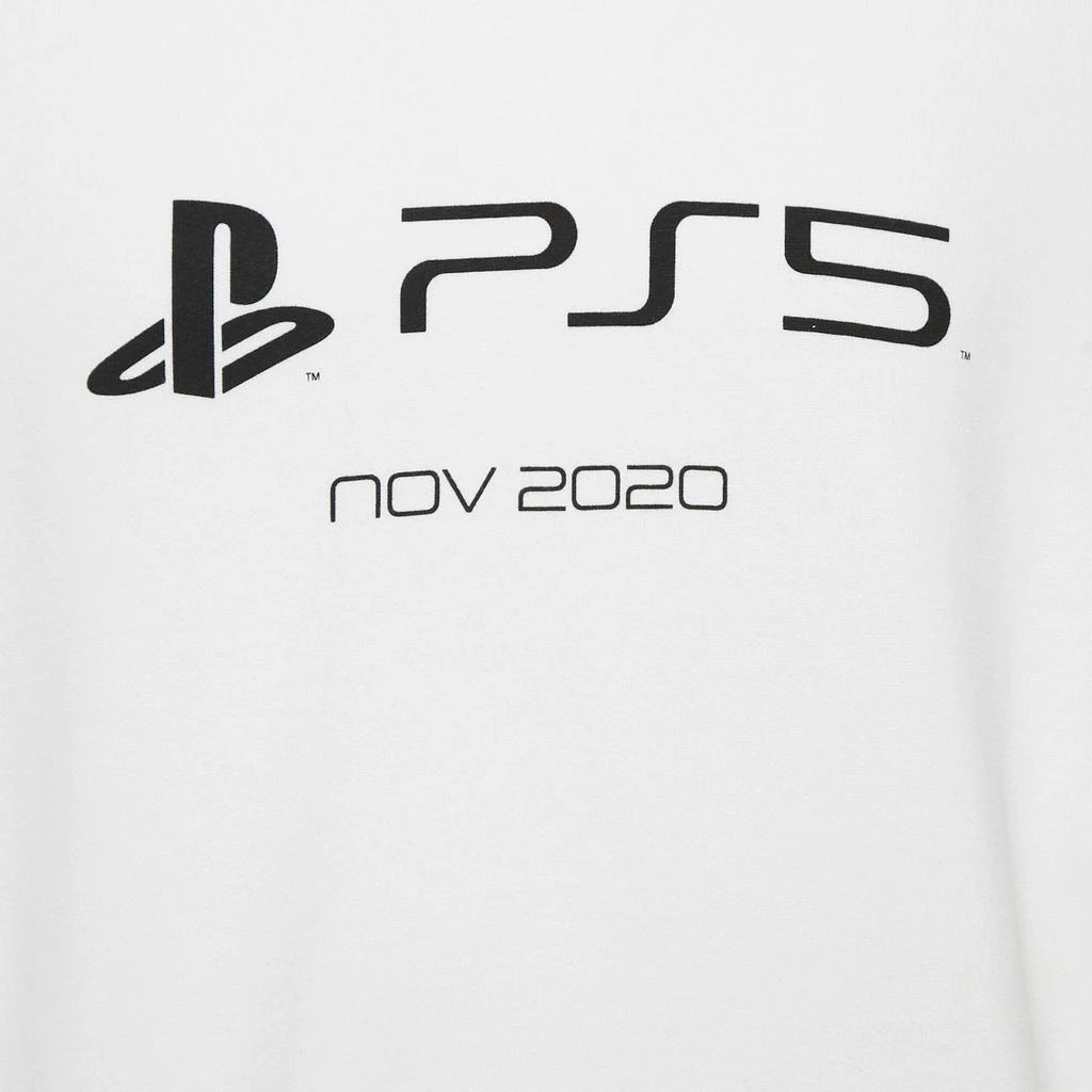 Balenciaga Balenciaga X Sony PS5 White Printed Cotton Oversized Hoodie XS 3