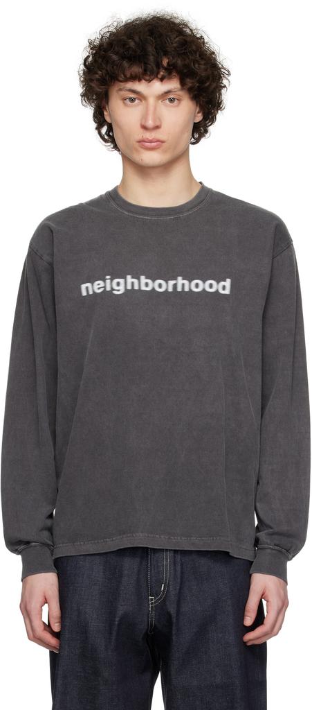 NEIGHBORHOOD Men's Anarchic Adjustment SS-2 T-Shirt Black