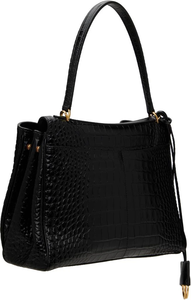 Balenciaga Black Croc Rodeo Medium Bag 3