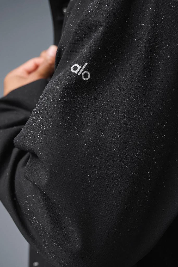 Alo Rain Or Shine Long Coat - Black 5