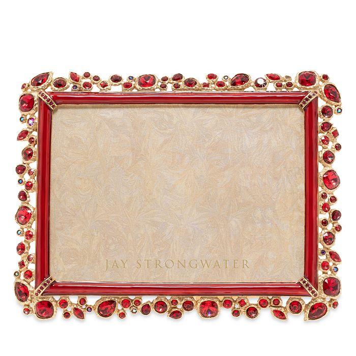 Jay Strongwater Leslie Bejeweled Picture Frame, 5" x 7"