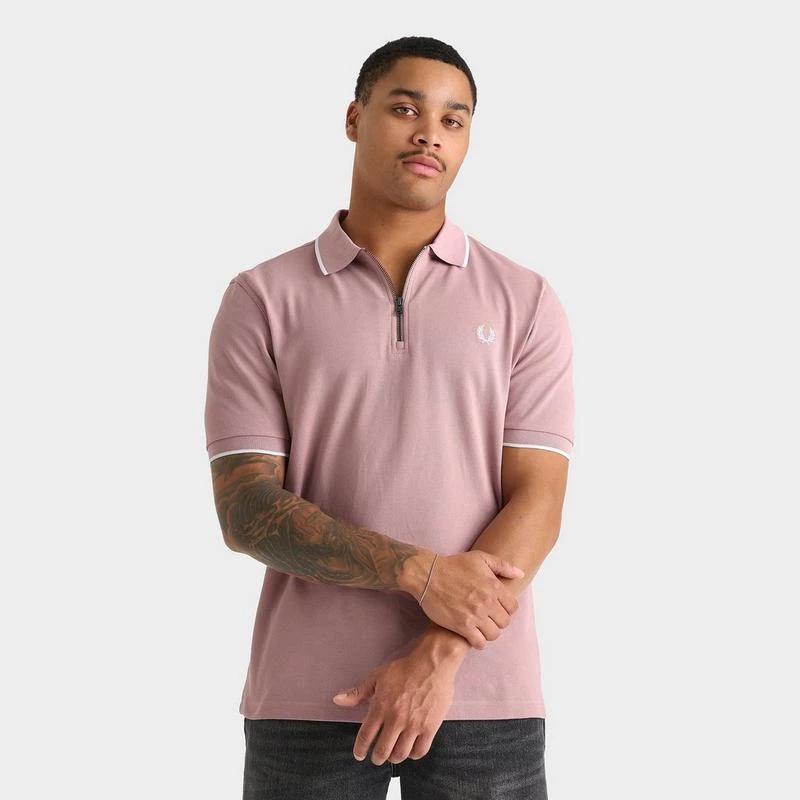 Fred Perry Men
s Fred Perry Zipped Polo Shirt 1