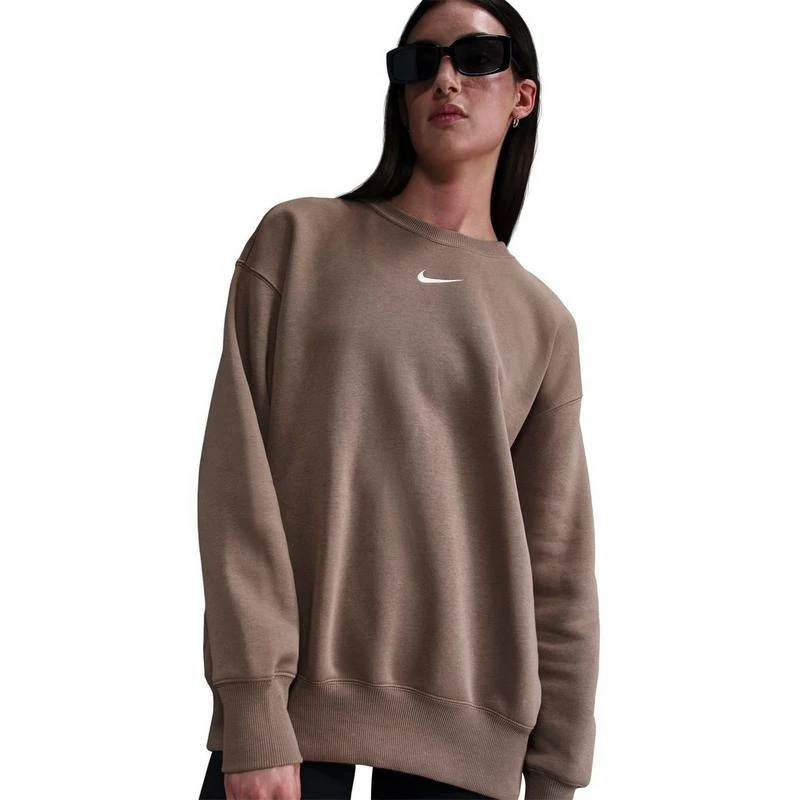 NIKE Women's Nike Sportswear Phoenix Fleece Oversized Crewneck Sweatshirt 1
