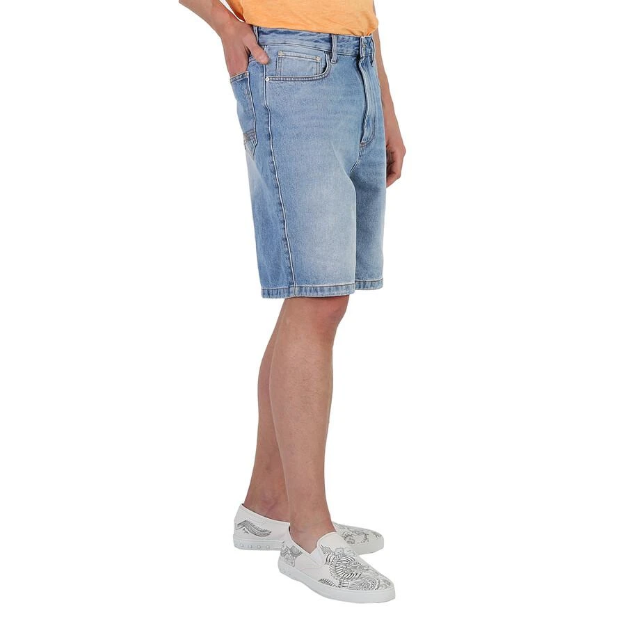 GCDS New Light Blue Bucket Denim Bermuda Shorts 2
