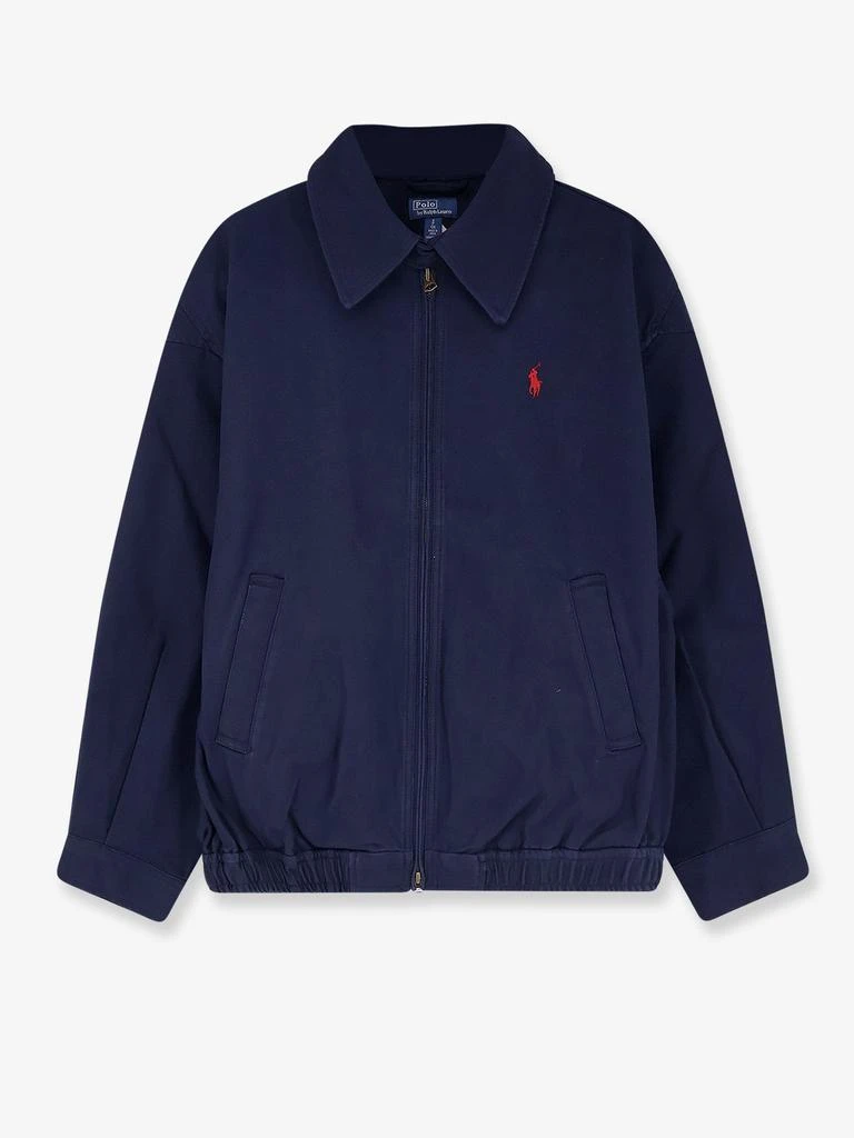 Ralph Lauren Blue denim jacket with embroidered logo on the front