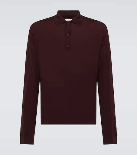 The Row Miso wool polo sweater 1