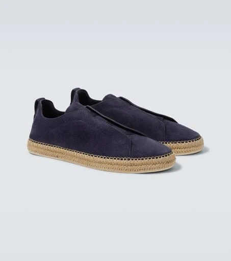Zegna Triple Stitch suede espadrilles 5