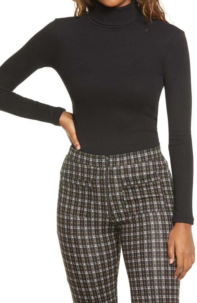 BP. Turtleneck Ribbed Top