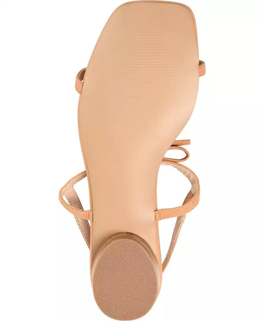 Journee Collection Women's Zaidda T Strap Flat Sandals 5