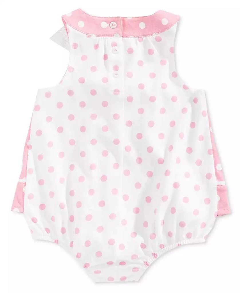 First Impressions Baby Girls Dotted Cotton Sunsuit, Created for Macy's 2