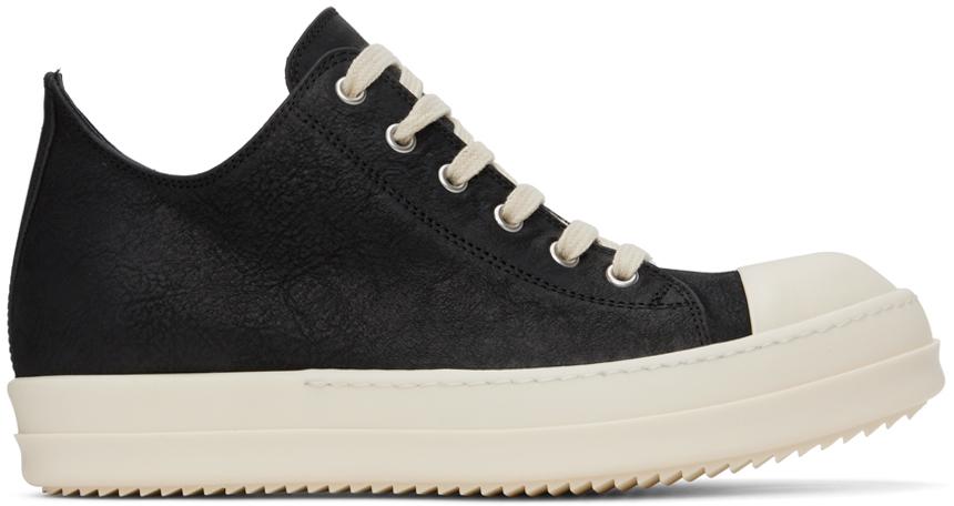 Rick Owens Black Low Sneakers - Casual Shoes - Free Shipping