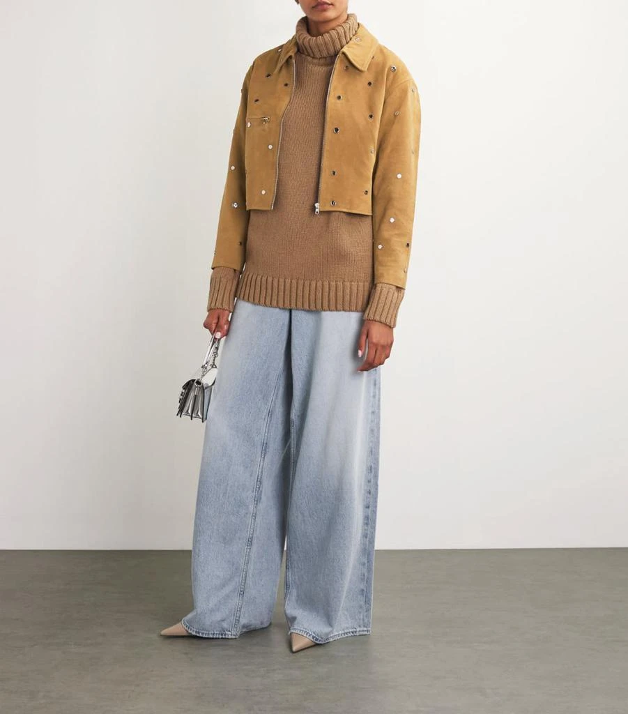 Sandro Studded Leather Jacket 2