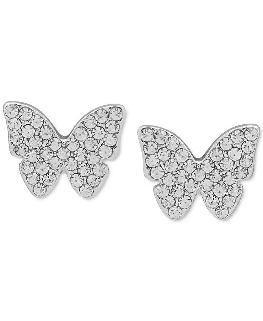 DKNY Pavé Butterfly Stud Earrings