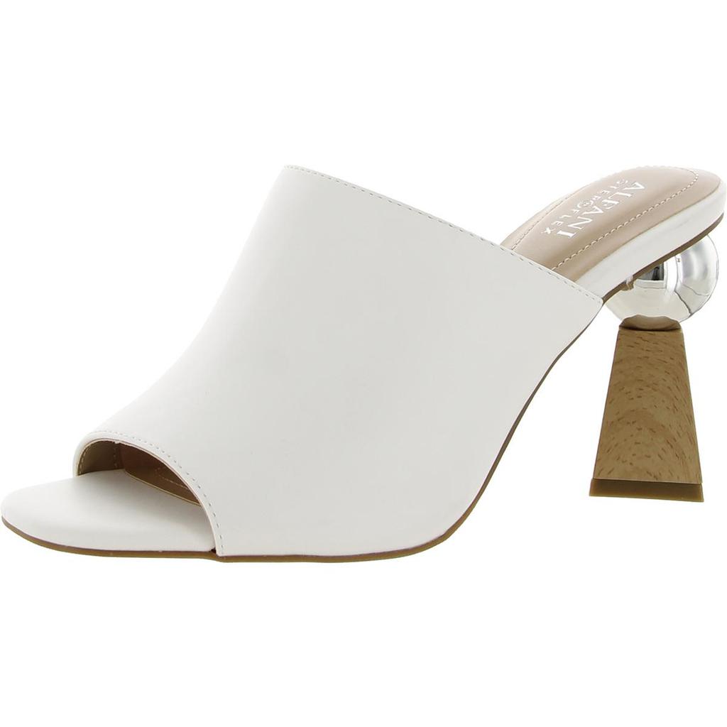 Alfani Magnolea Womens Peep Toe Slip On Heels