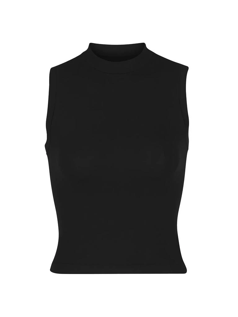 SKIMS Cotton Jersey Mock Neck Tank 1
