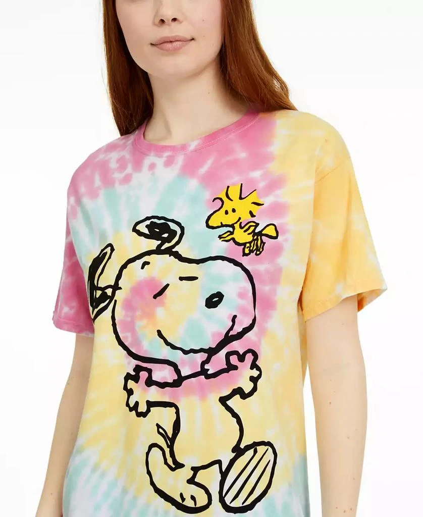 Peanuts Juniors' Snoopy Woodstock Printed Graphic T-Shirt 3