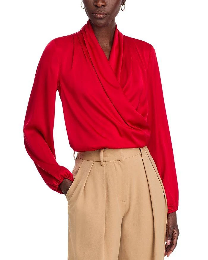 Tahari Wrap Blouse 1
