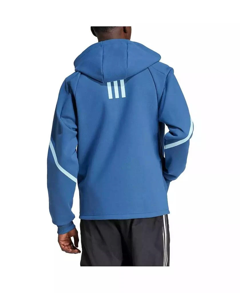 Adidas Men's Blue Sporting Kansas City 2024 Anthem Travel Full-Zip Jacket 2