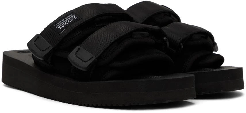Suicoke Black MOTO-VS Sandals 4