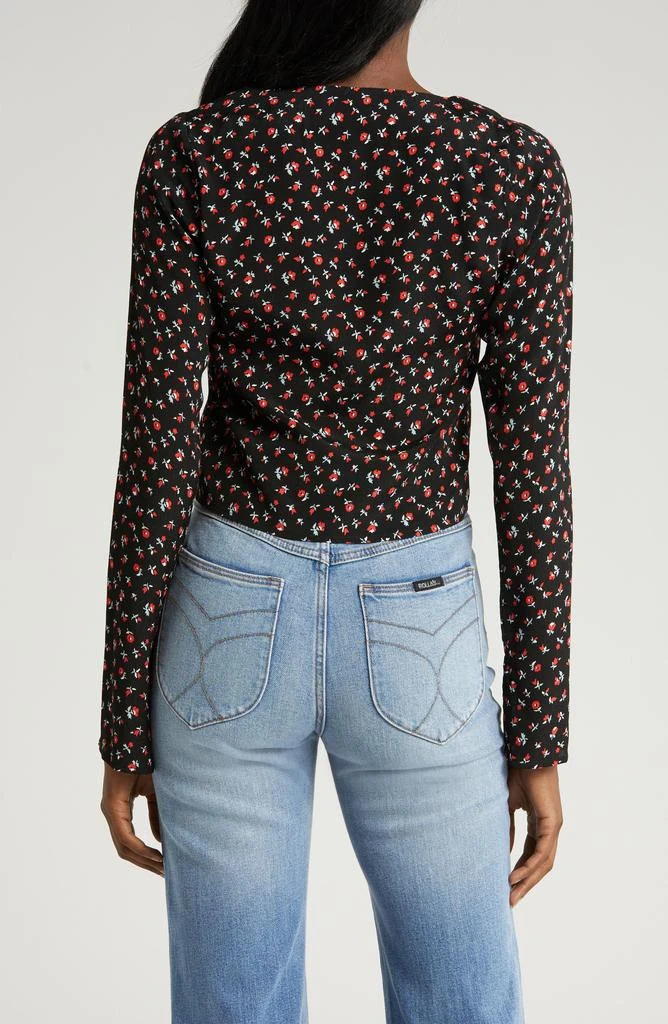 Rolla’s Maggie Floral Tie Front Top 2