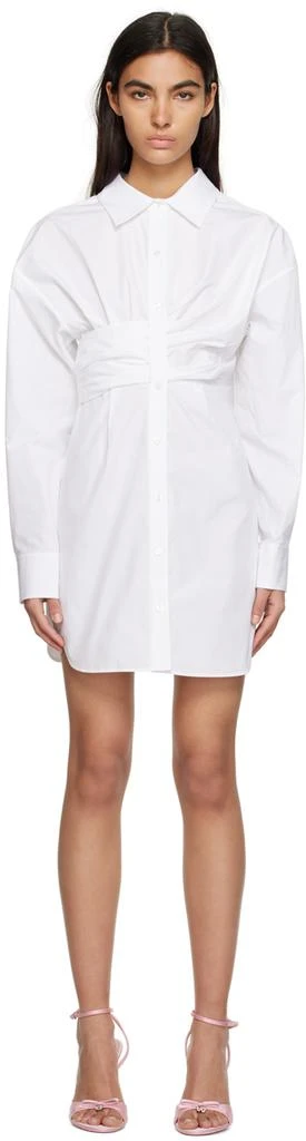 Alexander Wang White Button-Up Minidress 1