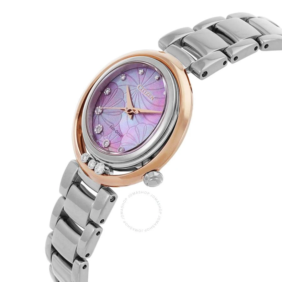 Citizen Citizen L Eco-Drive Diamond Pink Mother of Pearl Dial Ladies Watch EM1114-80Y 2