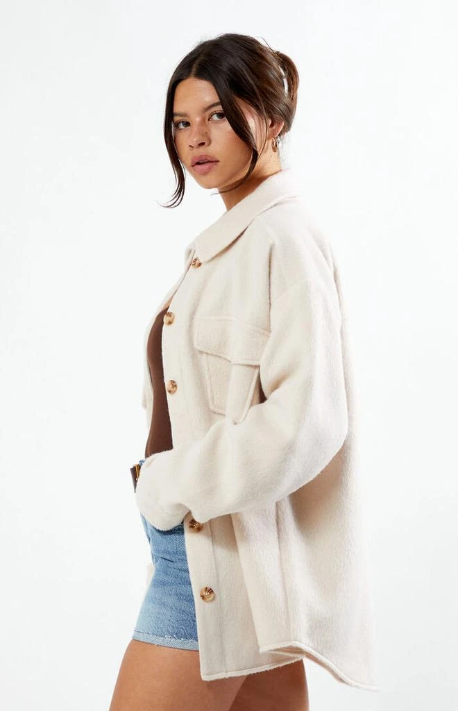 PacSun Off White Shacket 3