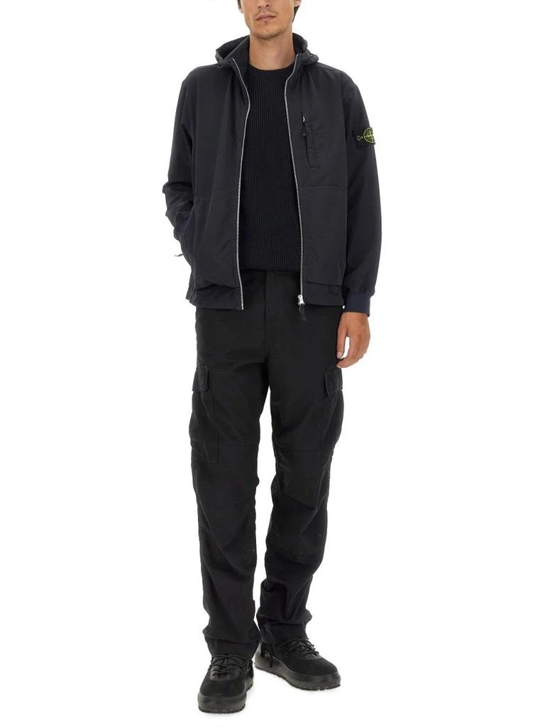 Stone Island Stone Island Logo Patch Zip-Up Jacket 3