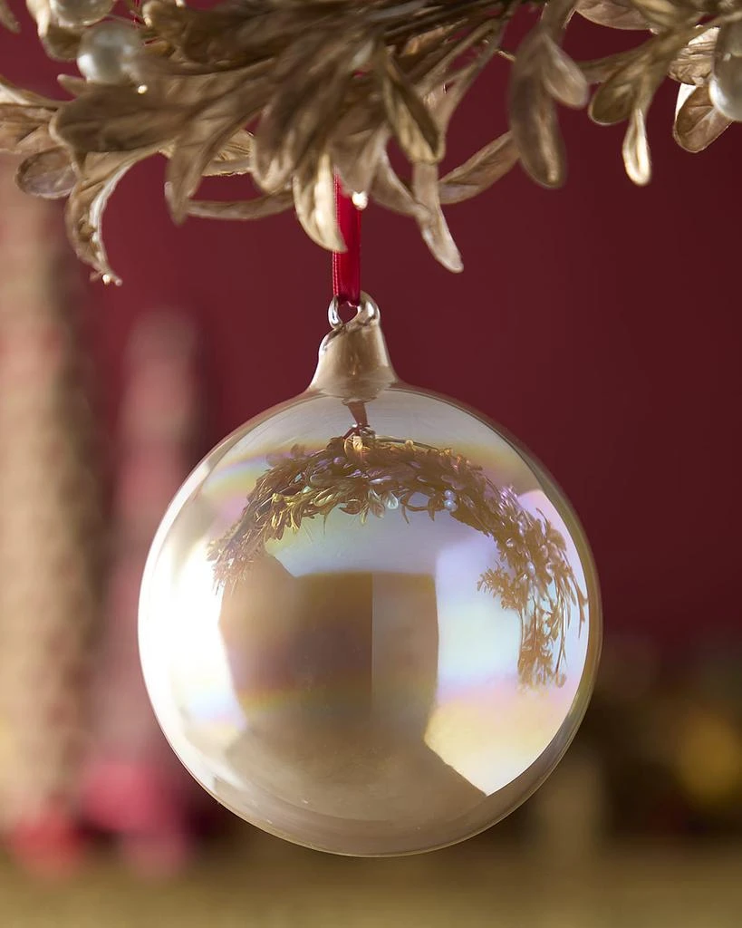 Jim Marvin Pearl Glass Ball Christmas Ornament 1