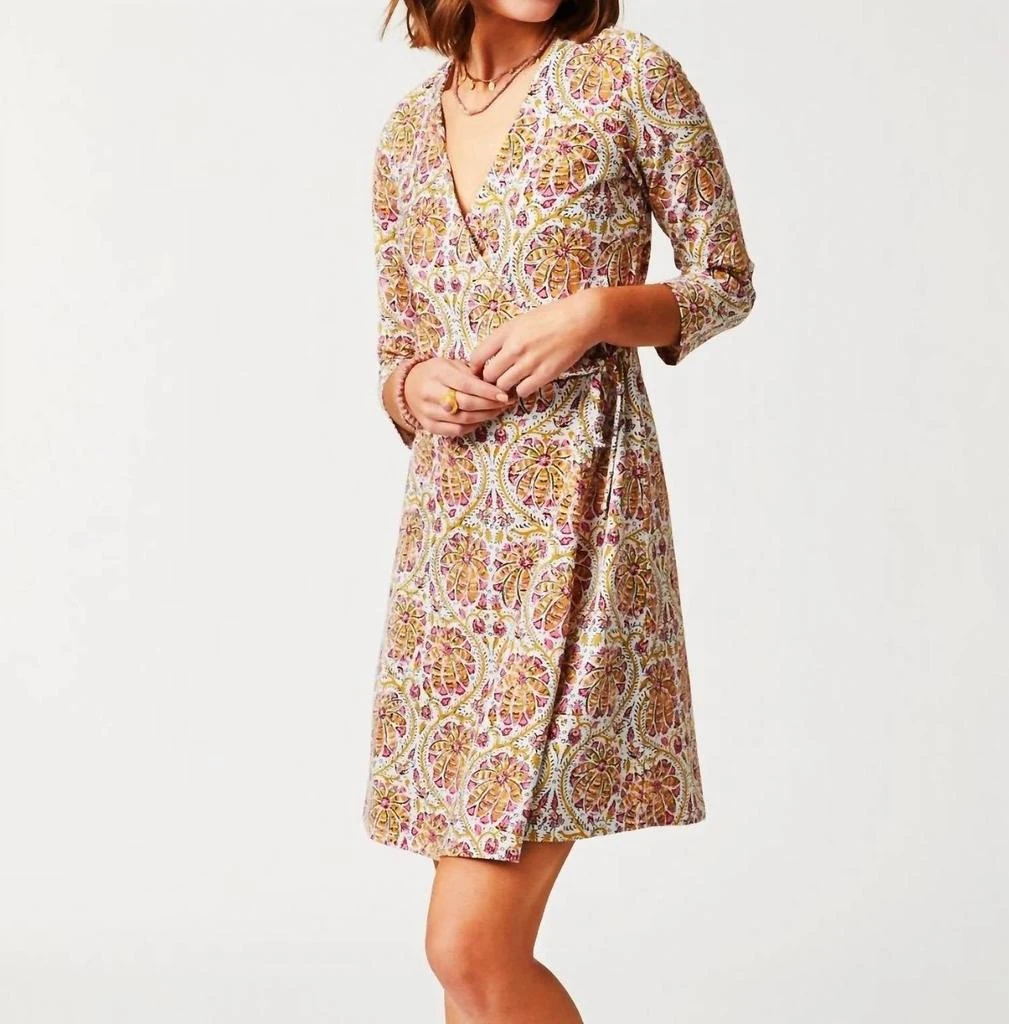 spartina 449 Alisa Wrap Dress In Pink 1
