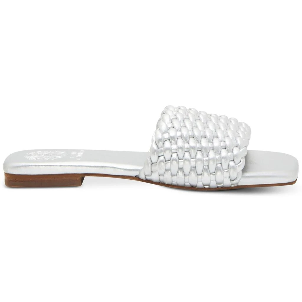 Vince Camuto Arissa Womens Leather Woven Slide Sandals 2