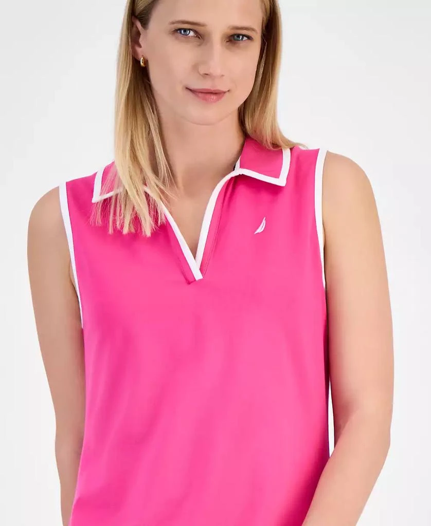 Nautica Jeans Women's Johnny-Collar Sleeveless Midi Dress 4